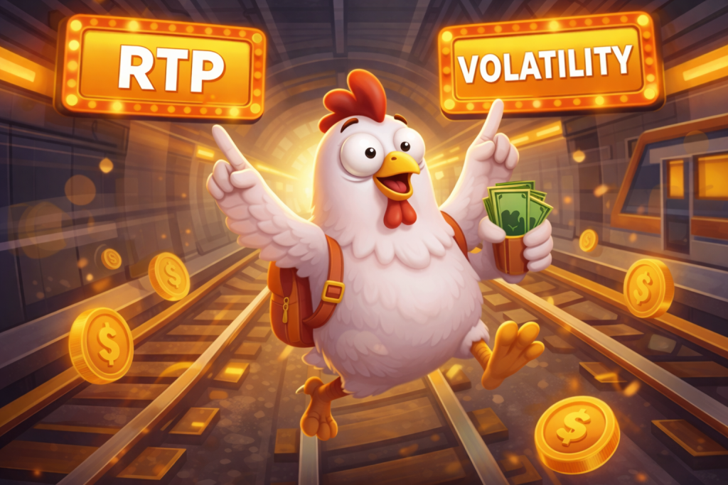RTP y volatilidad de Chicken Subway